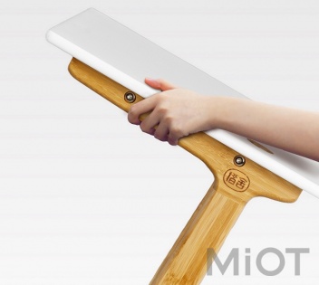 Столик Zen`s Bamboo Multifunctional Sofa Table White